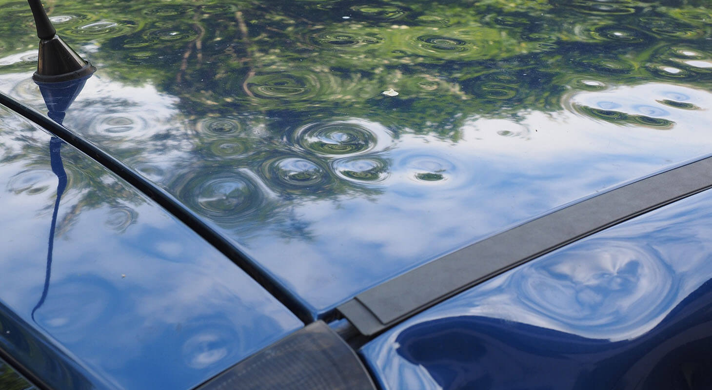 can hail dent your car