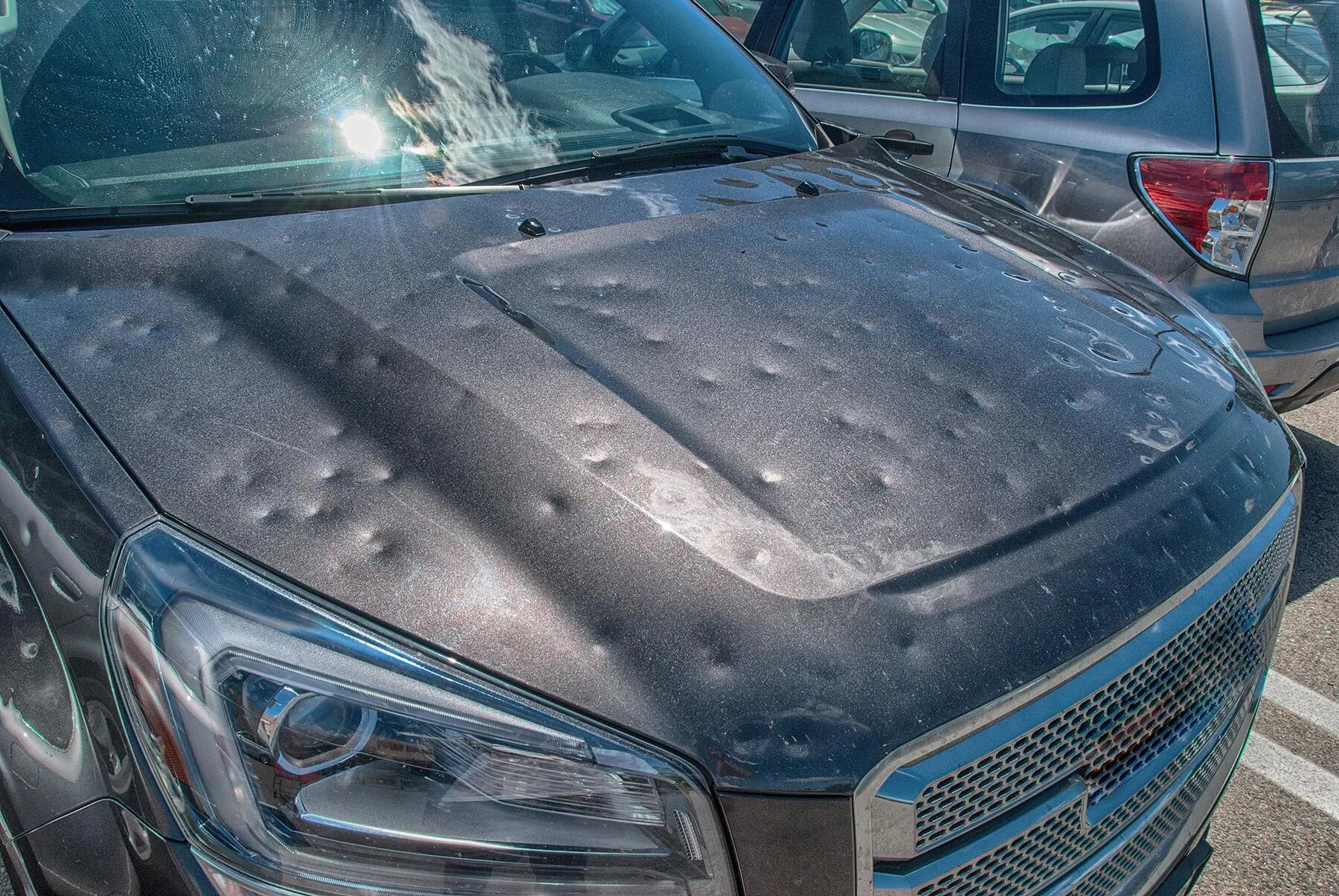 Hail Sale' in the Works After Storm Damages Cars at Dealerships